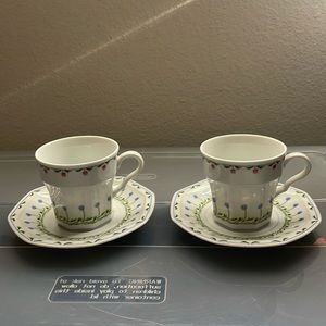 Mikasa tea cups and saucer’s